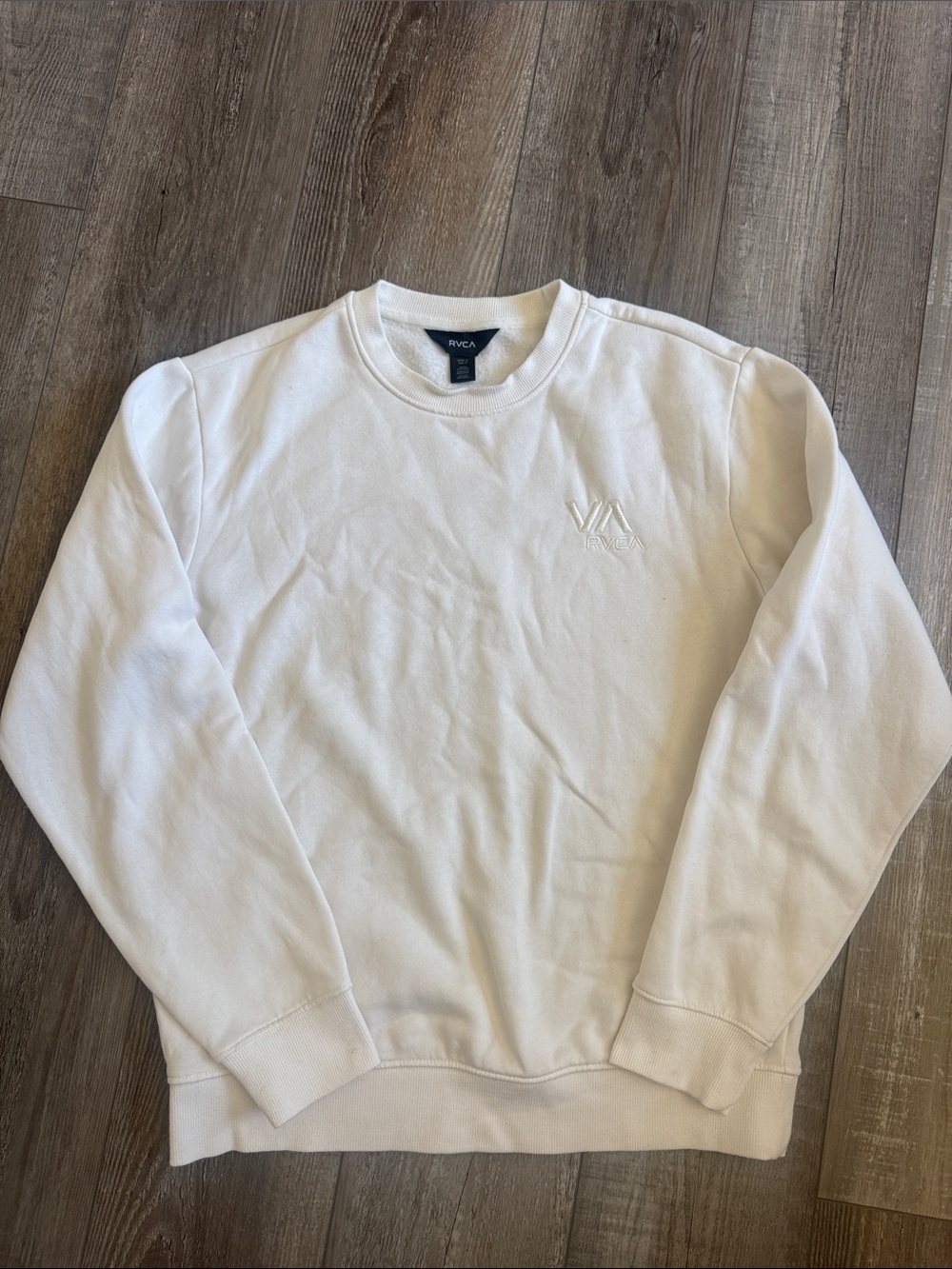 RVCA Men’s Crewneck Sweatshirt in White